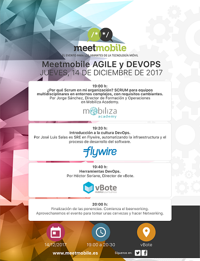 Meetmobile especial Agile & DevOps 14 de diciembre 2017